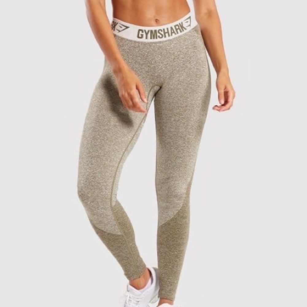 Gymshark Flex Leggings Khaki Mark/Taupe